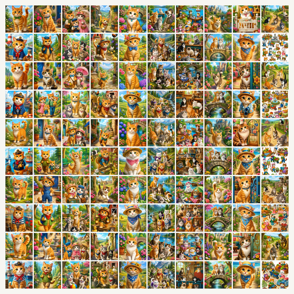 Sticker-Set Kinder – 100 Aufkleber pro Motivwelt – DIN-A4 Vinyl, wasserfest – 10 Motivwelten zur Auswahl – Aufkleber Kinder, Sticker Set – Bild 7