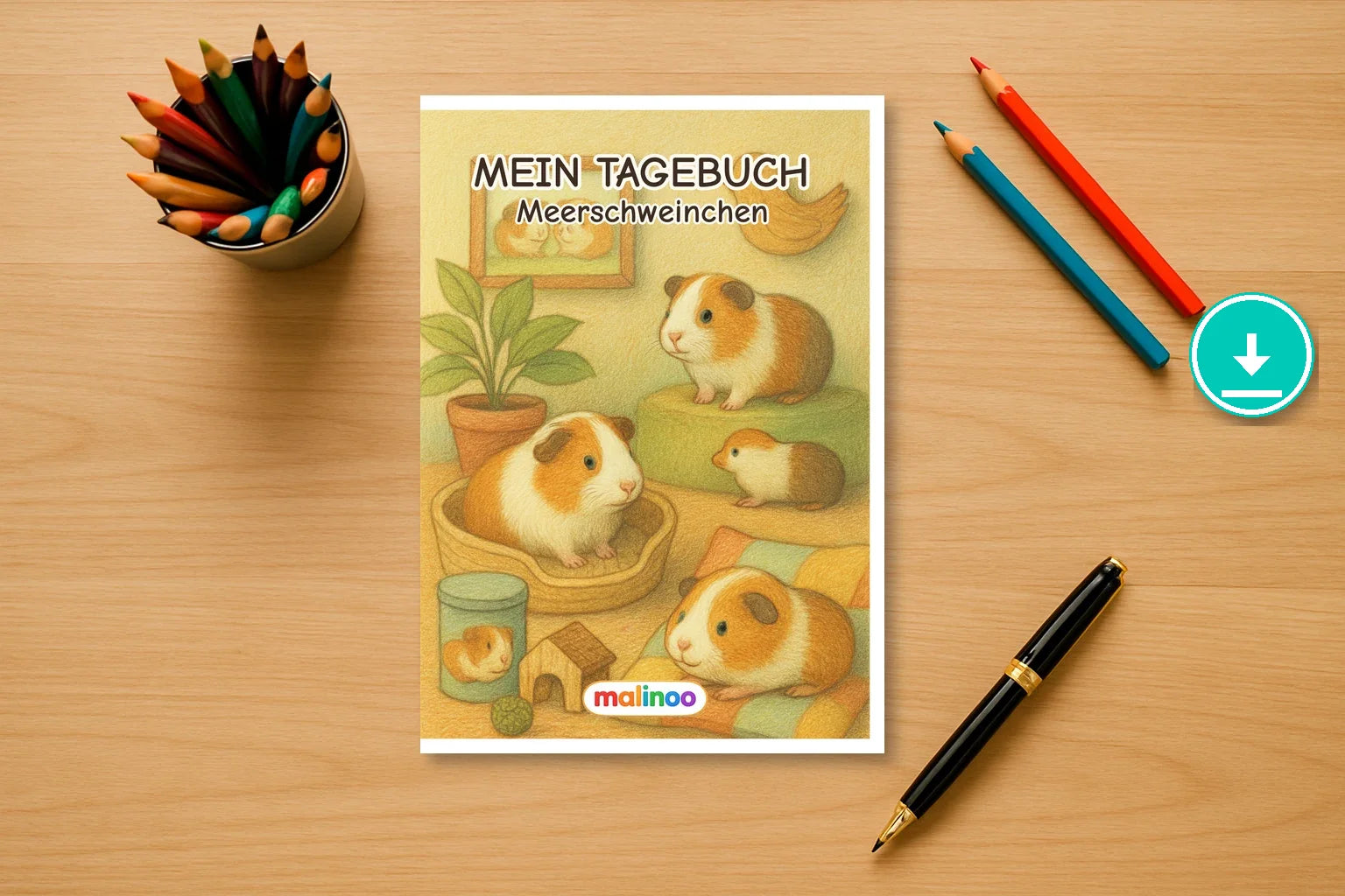 Tagebuch Guinea Pigs Activity Low pigs activity 00 mockup digital
