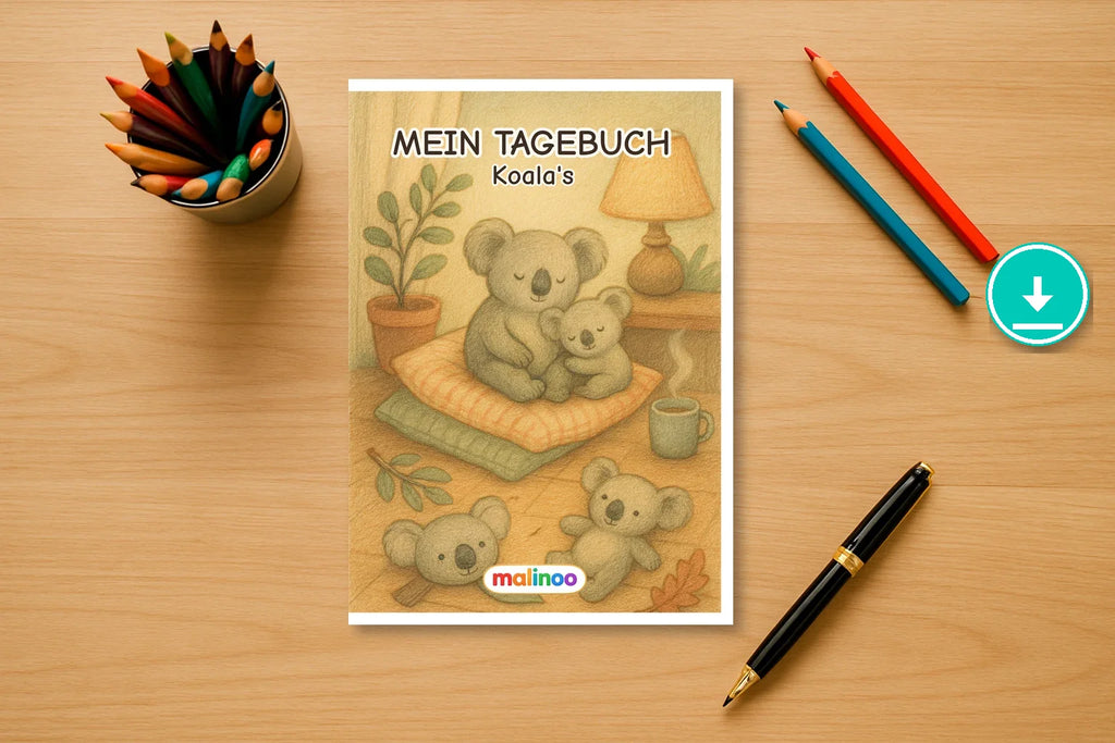 Tagebuch Koalas Activity Low activity 00 mockup digital