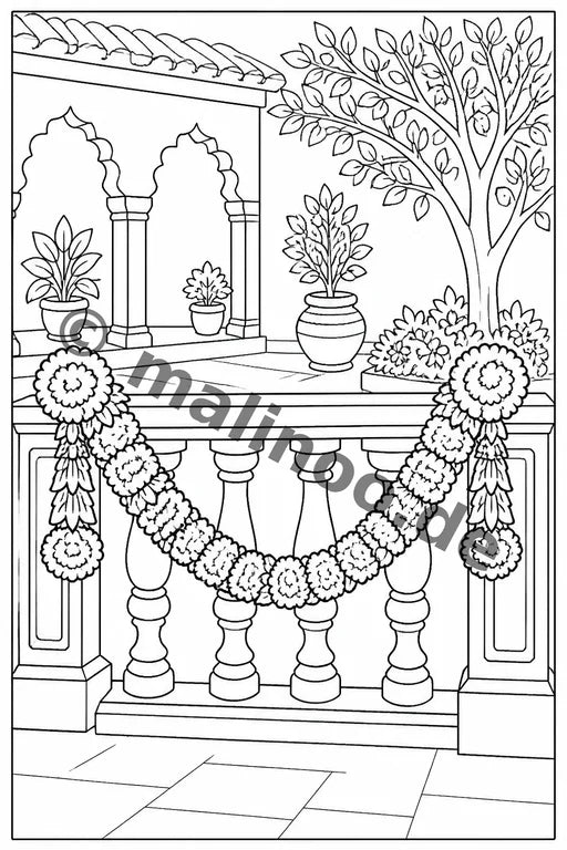 Blumen Malbuch 50 Ausmalbilder PDF Download – Vorschaubild 4