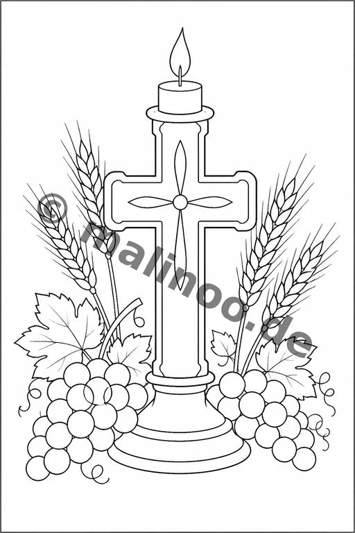 Christian Confirmation Coloring Book 100 Coloring Pages – Vorschaubild 5
