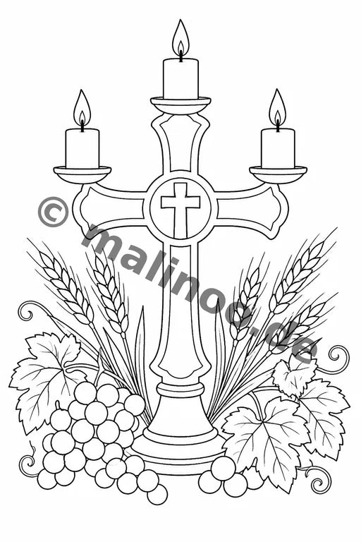 Christian Confirmation Coloring Book 100 Coloring Pages – Vorschaubild 5