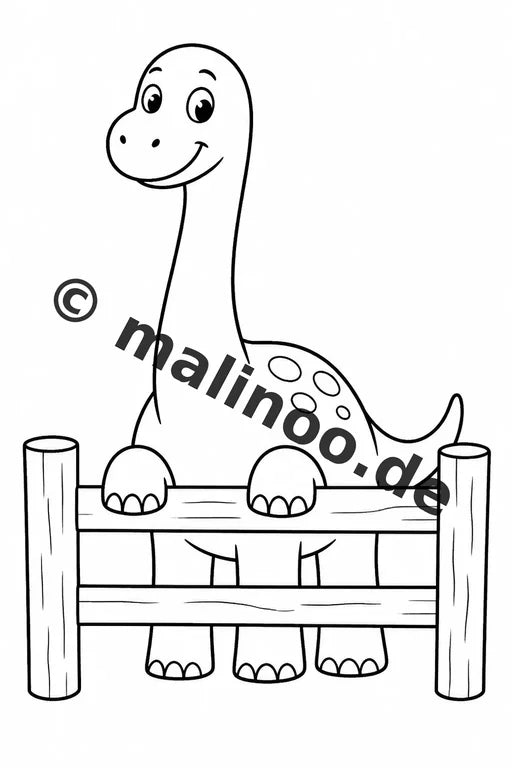 Dinosaurier Malbuch 20 Ausmalbilder gedruckt und gebunden – Vorschaubild 5