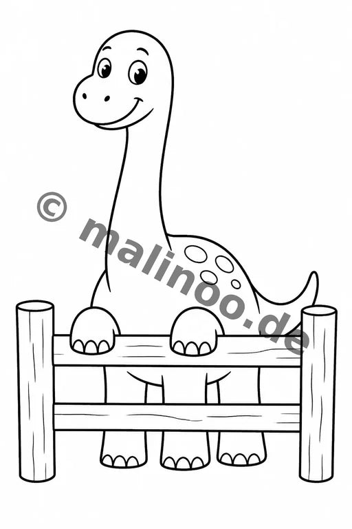 Dinosaurier Malbuch 20 Ausmalbilder gedruckt+gebunden – Vorschaubild 9