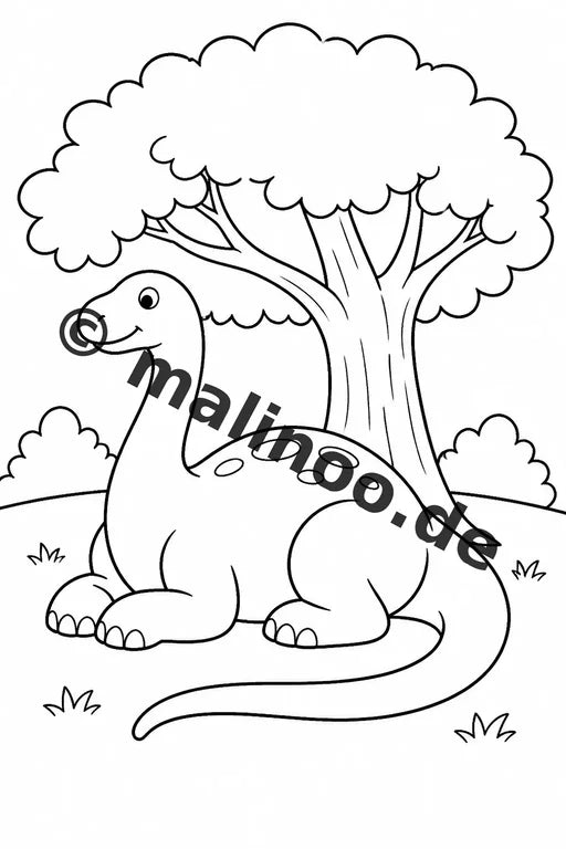 Dinosaurier Malbuch 20 Ausmalbilder gedruckt, ungebunden – Vorschaubild 7