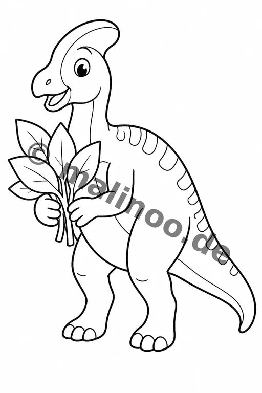 Dinosaurier Malbuch 20 Ausmalbilder gedruckt+lose – Vorschaubild 8