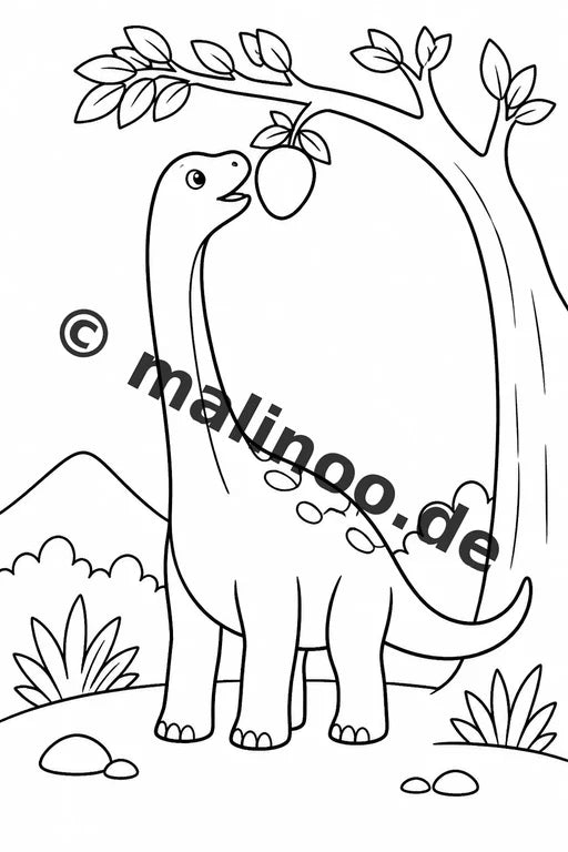 Dinosaurier Malbuch 50 Ausmalbilder gedruckt und gebunden – Vorschaubild 6