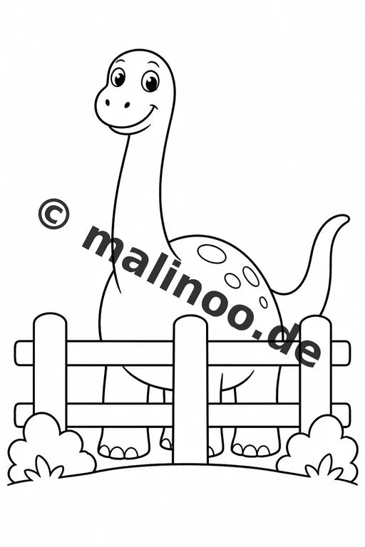 Dinosaurier Malbuch 50 Ausmalbilder gedruckt, ungebunden – Vorschaubild 5