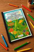 Drachen Malbuch 100 Ausmalbilder gedruckt+gebunden – Mockup-Ansicht