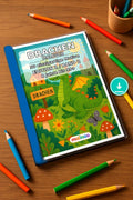 Drachen Malbuch 50 Ausmalbilder PDF Download – Mockup-Ansicht