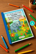 Elefanten Malbuch 50 Ausmalbilder PDF Download – Mockup-Ansicht