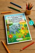 Elefanten Malbuch 50 Ausmalbilder PDF Download digital – Mockup-Ansicht