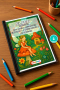 Elfen Malbuch 100 Ausmalbilder PDF Download – Mockup-Ansicht