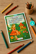 Elfen Malbuch 20 Ausmalbilder PDF Download – Mockup-Ansicht