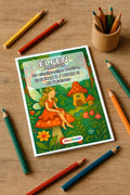Elfen Malbuch 20 Ausmalbilder gedruckt+gebunden – Mockup-Ansicht