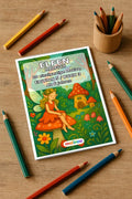 Elfen Malbuch 20 Ausmalbilder gedruckt+gebunden – Mockup-Ansicht