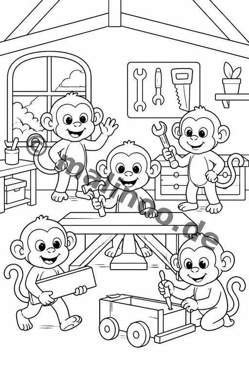 Esel Malbuch 100 Ausmalbilder PDF Download – Vorschaubild 4