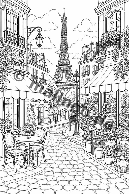 Europa Malbuch 100 Ausmalbilder PDF Download – Vorschaubild 5