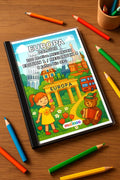 Europa Malbuch 100 Ausmalbilder gedruckt+gebunden – Mockup-Ansicht