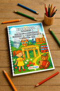 Europa Malbuch 100 Ausmalbilder gedruckt und gebunden – Mockup-Ansicht