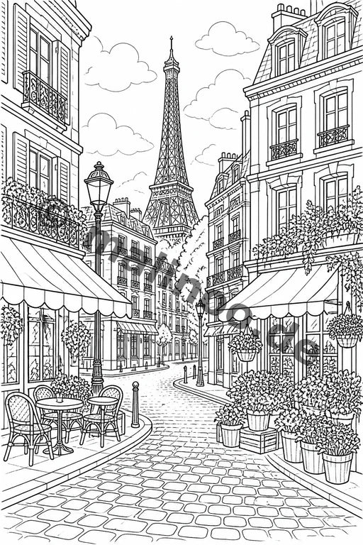 Europa Malbuch 20 Ausmalbilder PDF Download – Vorschaubild 5