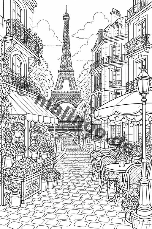 Europa Malbuch 20 Ausmalbilder PDF Download – Vorschaubild 5