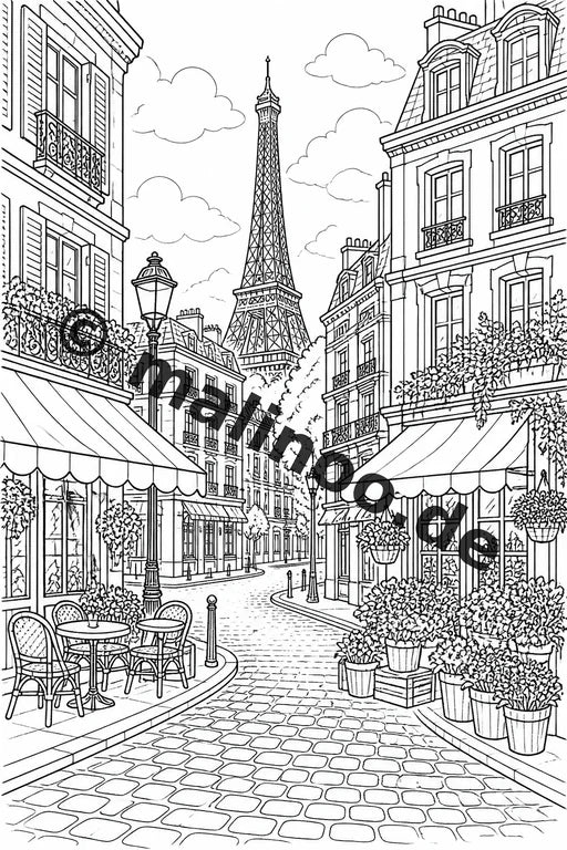 Europa Malbuch 50 Ausmalbilder PDF Download digital – Vorschaubild 5