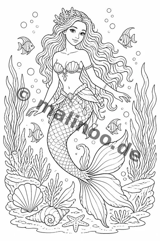 Fabelwesen Malbuch 20 Ausmalbilder PDF Download – Vorschaubild 5