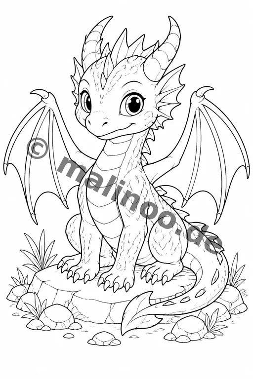 Fabelwesen Malbuch 50 Ausmalbilder PDF Download – Vorschaubild 2