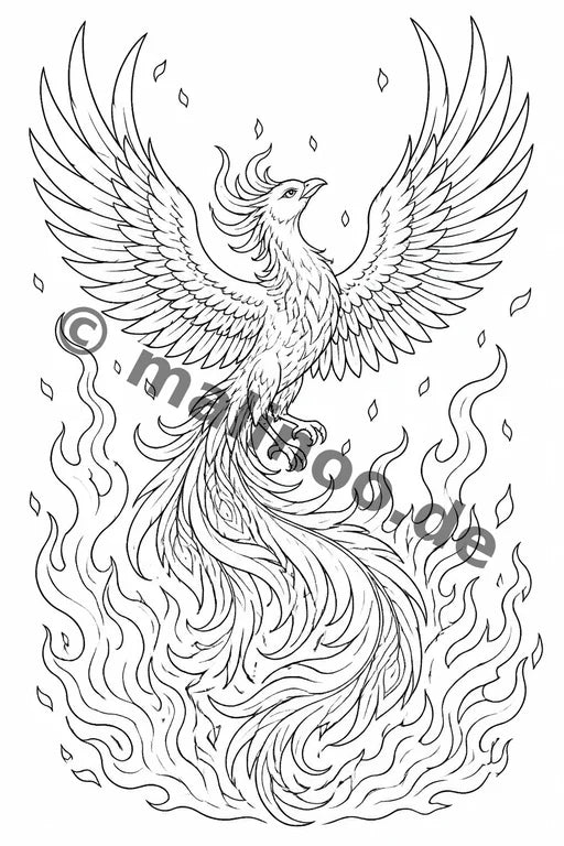 Fabelwesen Malbuch 50 Ausmalbilder PDF Download – Vorschaubild 3