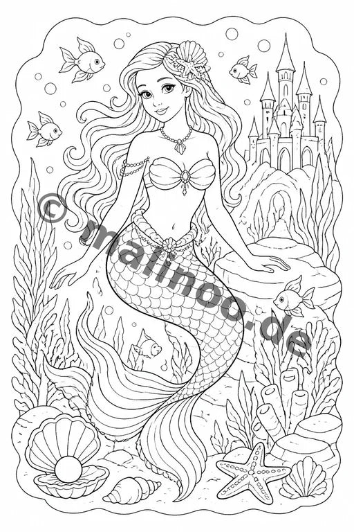 Fabelwesen Malbuch 50 Ausmalbilder PDF Download – Vorschaubild 5