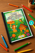 Feen Malbuch 100 Ausmalbilder PDF Download – Mockup-Ansicht