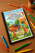 Feuer Malbuch 100 Ausmalbilder gedruckt+gebunden – Mockup-Ansicht