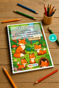Füchse Malbuch 100 Ausmalbilder PDF Download – Mockup-Ansicht