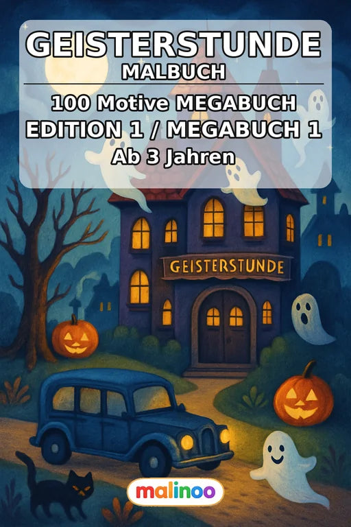 Geisterstunde Malbuch 100 Ausmalbilder PDF Download – Cover