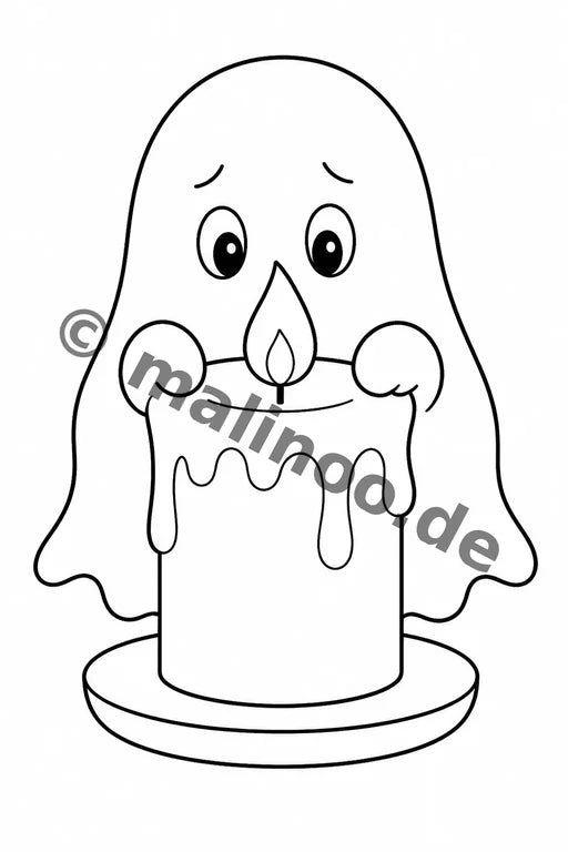 Geisterstunde Malbuch 100 Ausmalbilder PDF Download – Vorschaubild 2