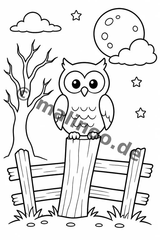 Geisterstunde Malbuch 100 Ausmalbilder PDF Download – Vorschaubild 4