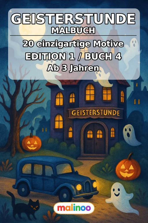 Geisterstunde Malbuch 20 Ausmalbilder PDF Download – Cover