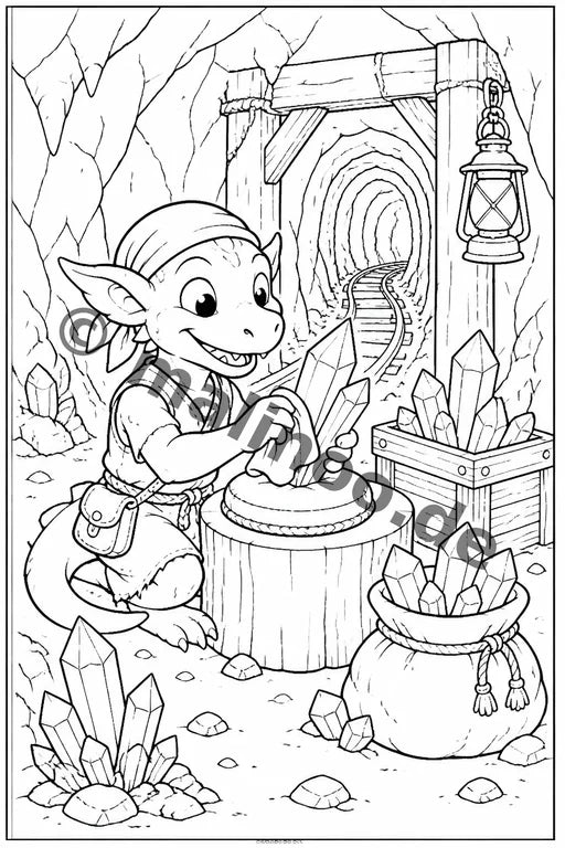 Goblins Malbuch 20 Ausmalbilder PDF Download – Vorschaubild 1