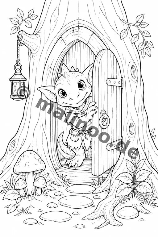 Goblins Malbuch 20 Ausmalbilder PDF Download – Vorschaubild 3