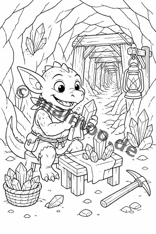 Goblins Malbuch 50 Ausmalbilder PDF Download – Vorschaubild 1