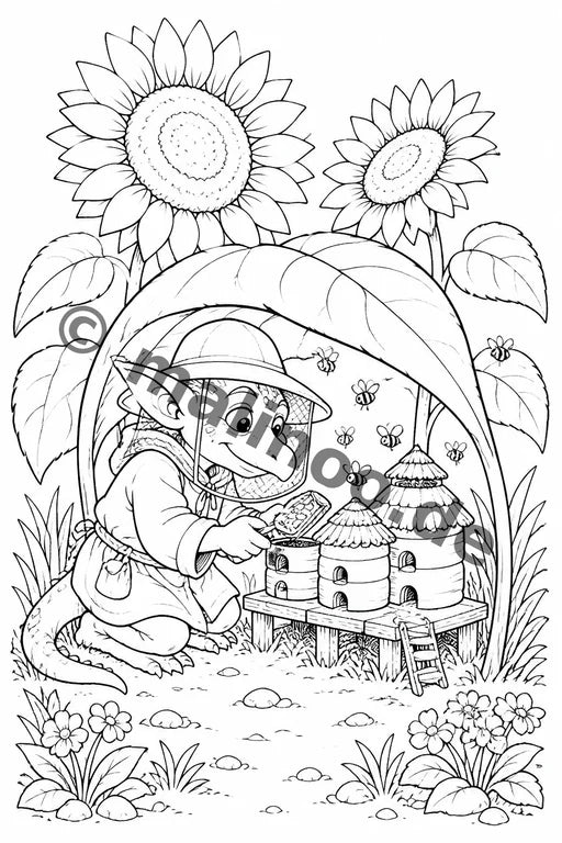 Goblins Malbuch 50 Ausmalbilder gedruckt+gebunden – Vorschaubild 8