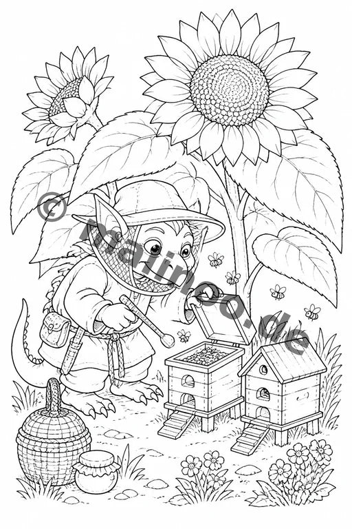 Goblins Malbuch 50 Ausmalbilder gedruckt+gebunden – Vorschaubild 8