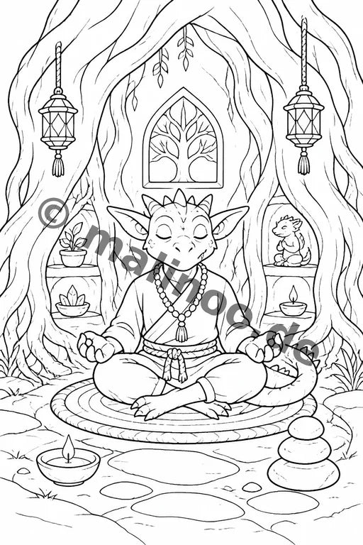 Goblins Malbuch 50 Ausmalbilder gedruckt+gebunden – Vorschaubild 9