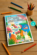 Griechenland Malbuch 100 Ausmalbilder PDF Download digital – Mockup-Ansicht