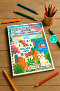 Griechenland Malbuch 100 Ausmalbilder PDF Download digital – Mockup-Ansicht