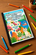 Griechenland Malbuch 100 Ausmalbilder gedruckt+gebunden – Mockup-Ansicht