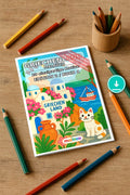 Griechenland Malbuch 20 Ausmalbilder PDF Download digital – Mockup-Ansicht