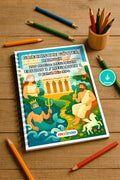 Griechische Götter Malbuch 100 Ausmalbilder PDF Download digital – Mockup-Ansicht