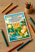 Griechische Götter Malbuch 20 Ausmalbilder gedruckt+gebunden – Mockup-Ansicht